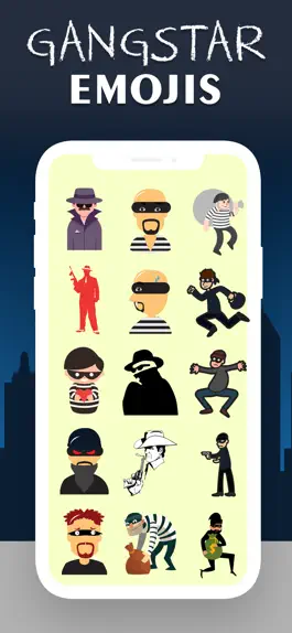 Game screenshot Gangster Stickers! apk