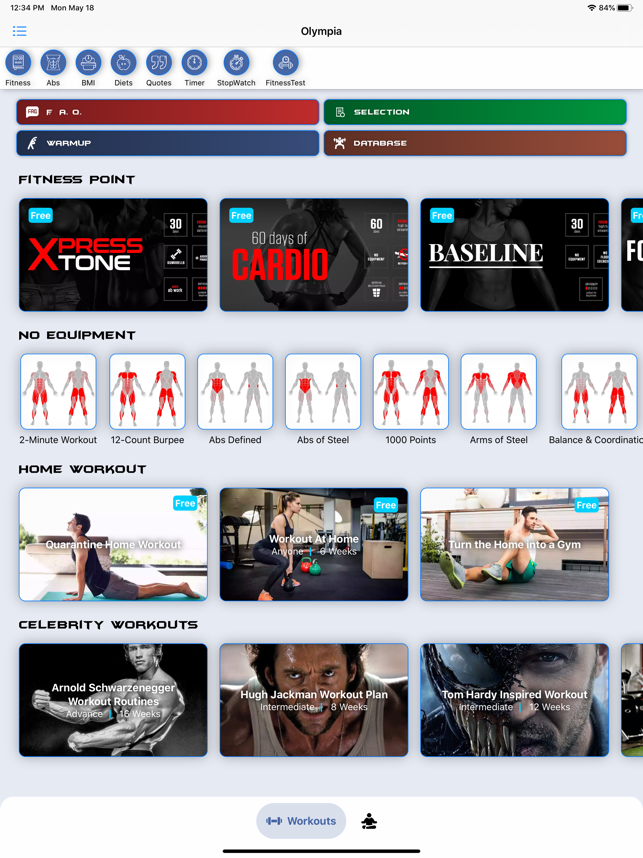 ‎Olympia - Your Fitness Trainer Screenshot