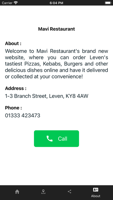 Mavi Restaurant Screenshot