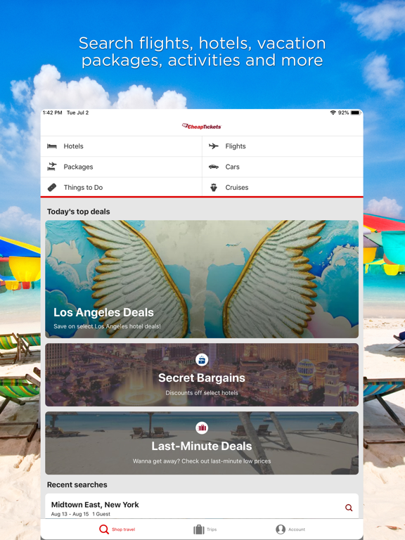 Screenshot #4 pour CheapTickets Hotels & Flights