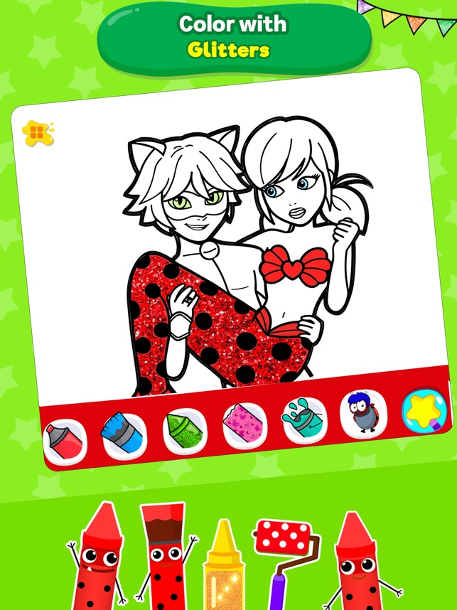 Glitter Gacha Coloring book on the App Store