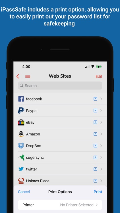 Password Manager iPassSafe screenshot-5