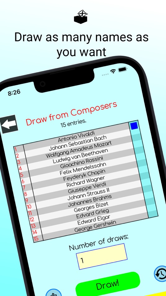 #3. Random Drawer (iOS) 由: Fabio Giuliani