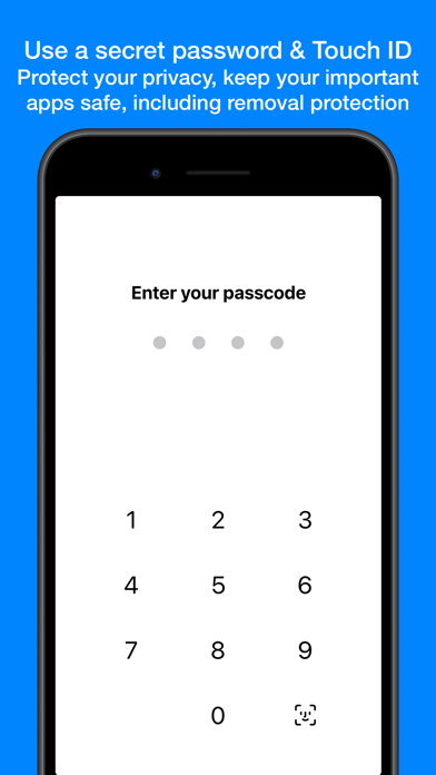 Screenshot #2 pour AppLocker • Passcode lock apps
