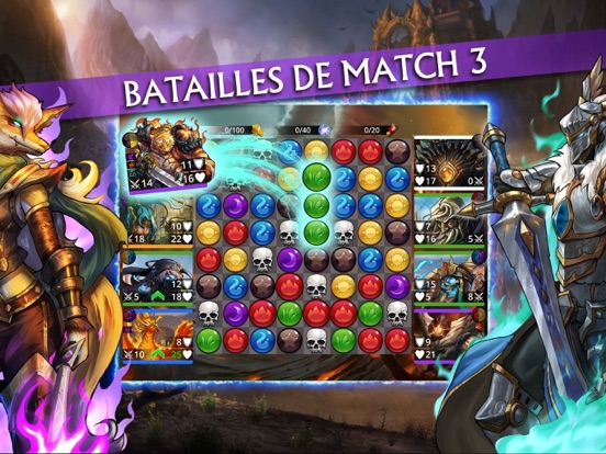 Screenshot #4 pour Gems of War: Stratégie Match 3
