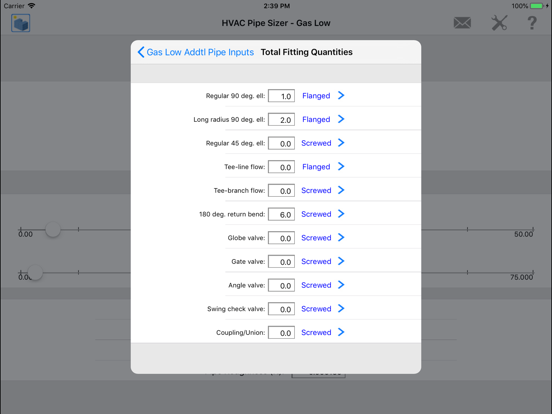 Screenshot #4 for HVAC Pipe Sizer Plus