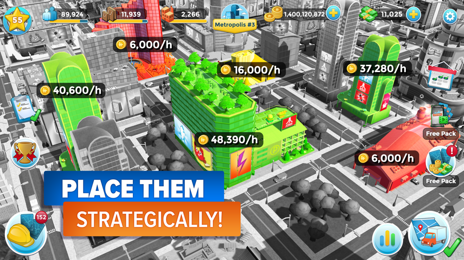 #5. Citytopia® Build Your Own City (iOS) 来自: Reliance Games