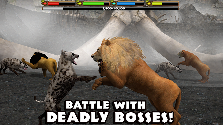 #4. Ultimate Lion Simulator (iOS) Podle: Gluten Free Games