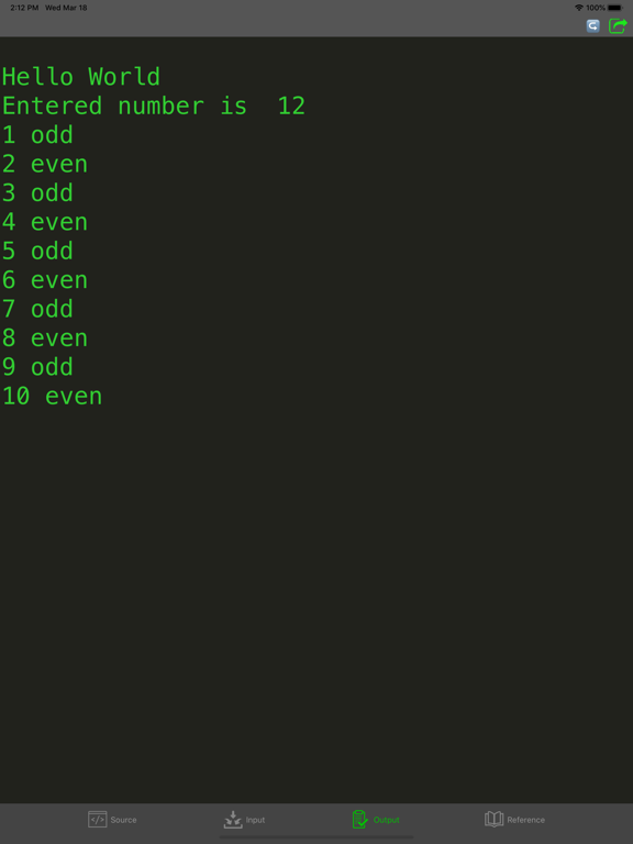 Screenshot #5 pour Go Programming Compiler