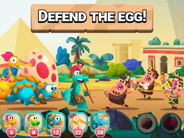 Dino Bash - Defend & Fight on the App Store