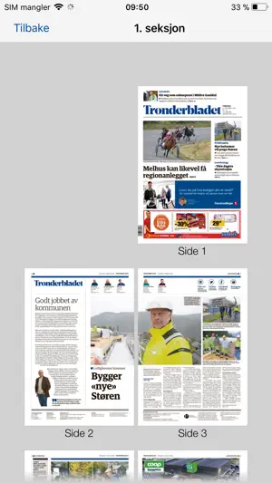 Trønderbladet eAvis screenshot 4