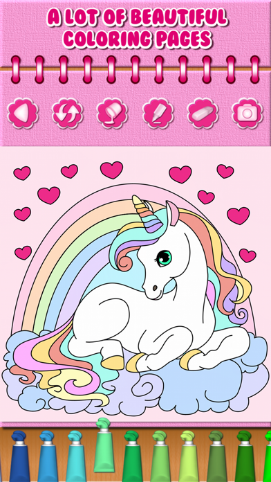 Pony Unicorn Coloring Book Screenshot