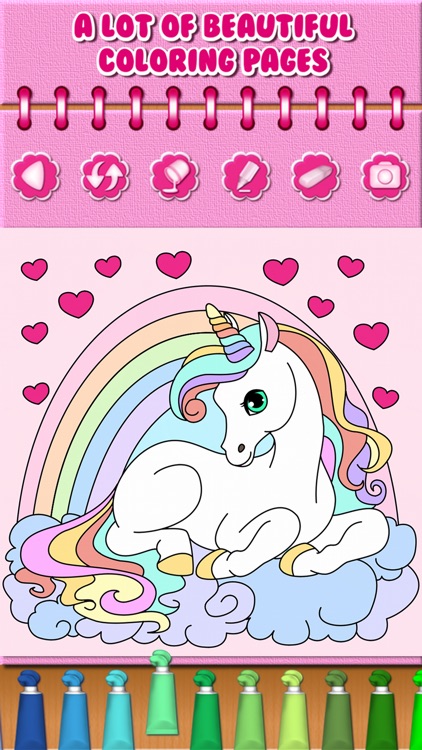 Unicorn Coloring Pony Games screenshot-9
