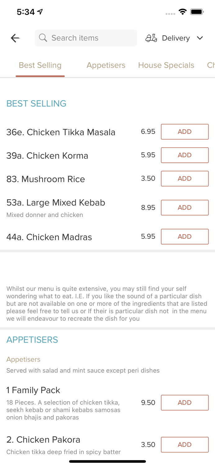 Nadirahs Curry Caistor.