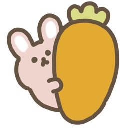 movin rabbit sticker