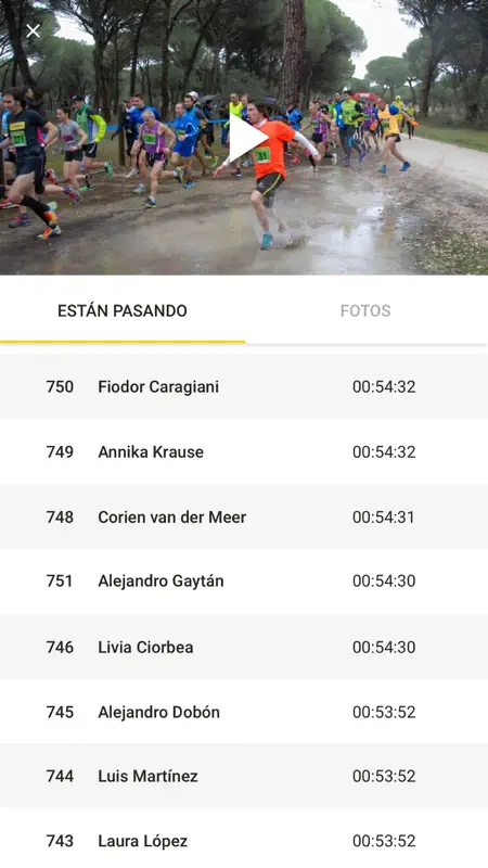 Runvasport Live screenshot 6 of 6