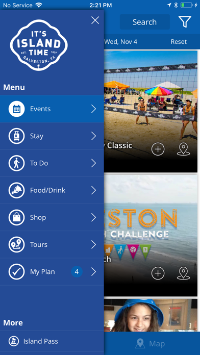 Visit Galveston Screenshot