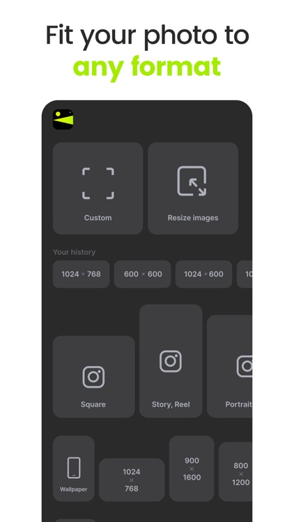 Croc Sizer - Resize & No Crop