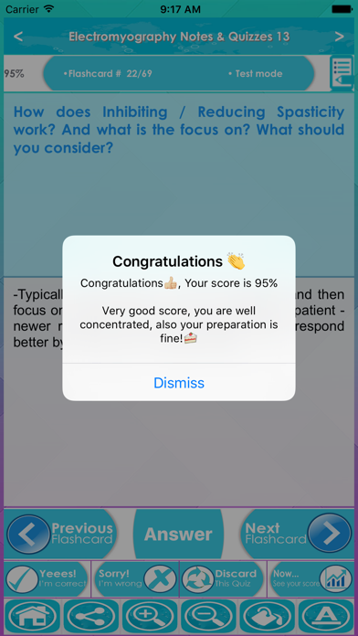 Electromyography Exam Review Screenshot