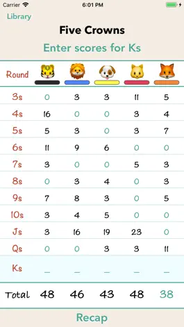 Game screenshot Try Party Animals Scoresheets apk