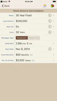Mortgage Calculator™ iphone bilder 1