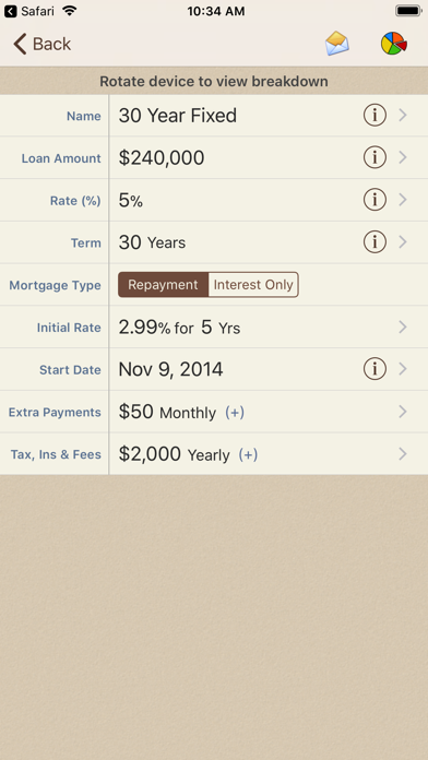 Mortgage Calculator™ Screenshot