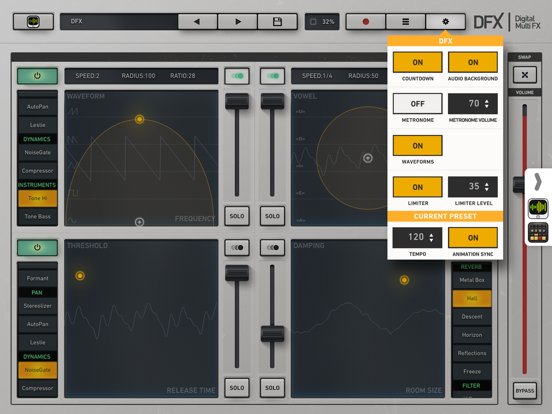 DFX - Digital Multi-FX iPad app afbeelding 3