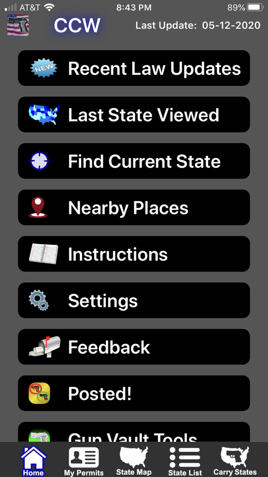 #7. CCW – Concealed Carry 50 State (iOS) Podle: Workman Consulting LLC
