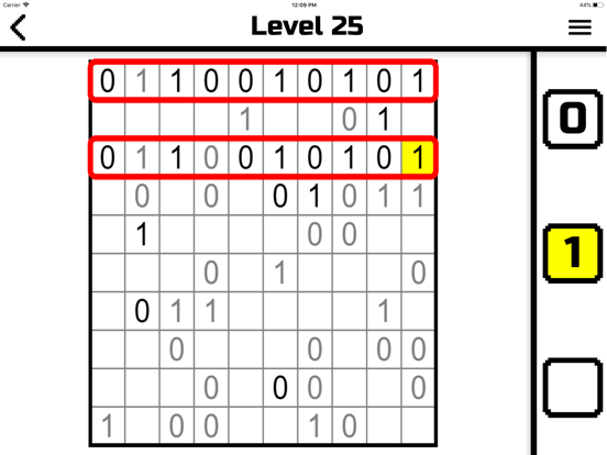 Binary.1001 iPad screenshot 7 - Games app
