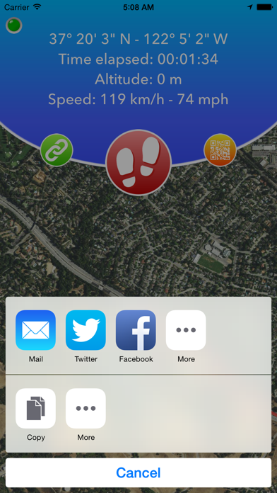 FollowMe GPS Screenshot