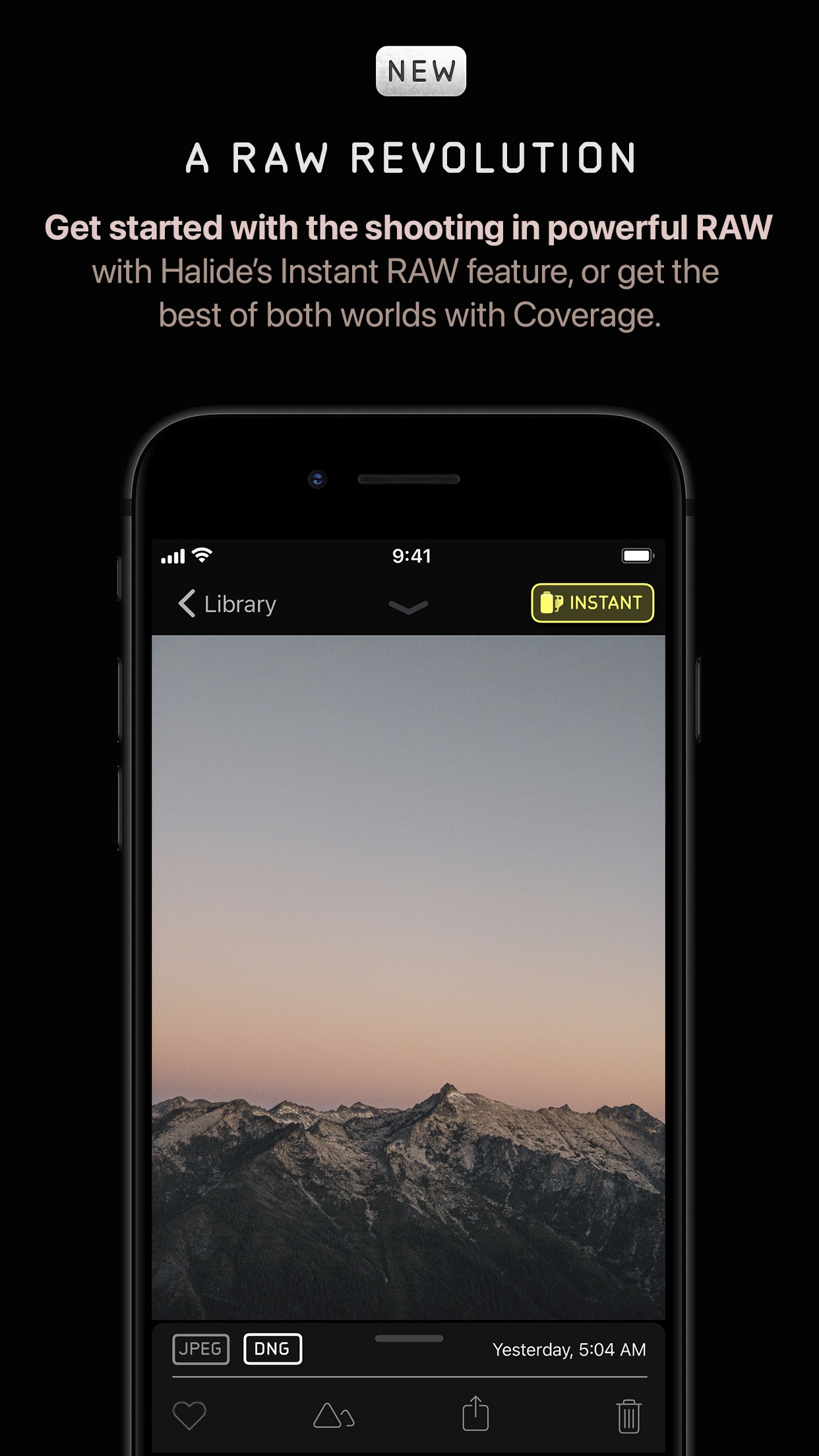 Screenshot do app Halide Mark II - Pro Camera