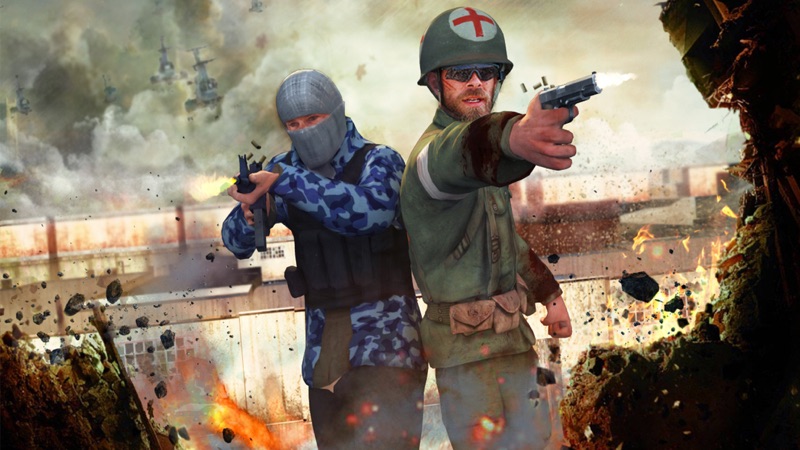 Black Commando Sniper Shoot 3D screenshot 3