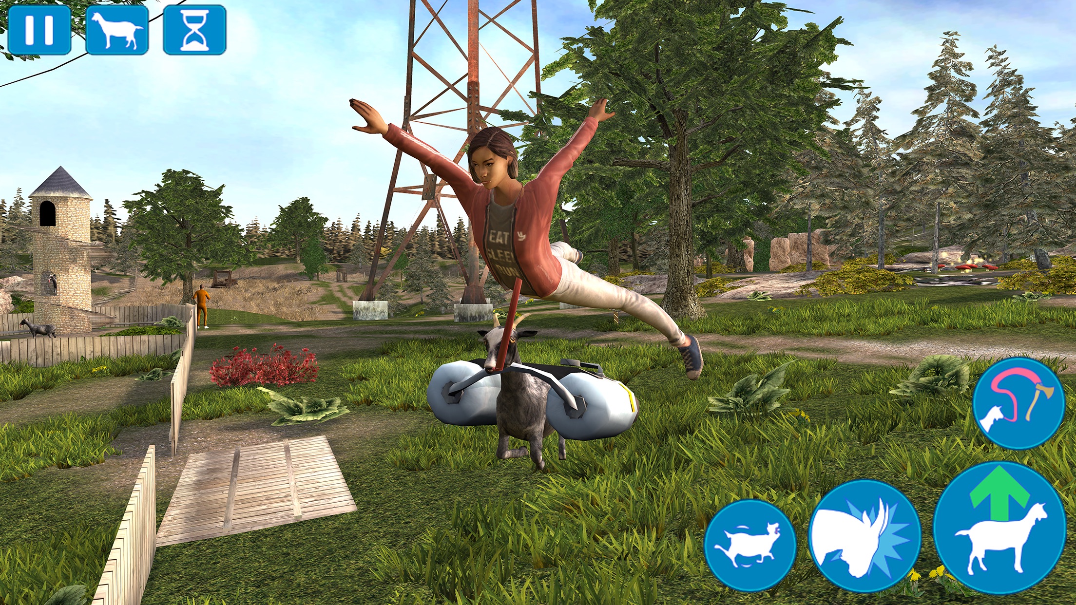 Screenshot do app Goat Simulator