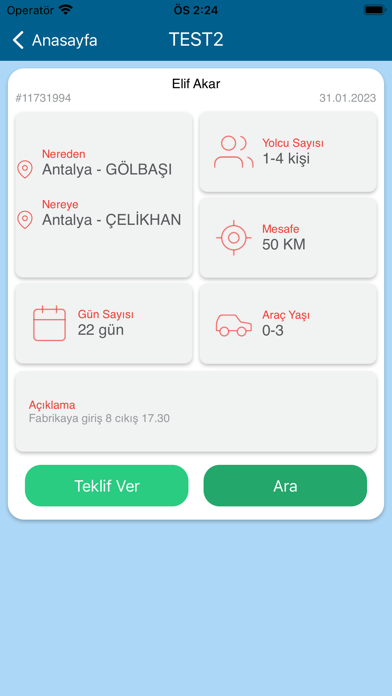 Araç Arıyorum Screenshot