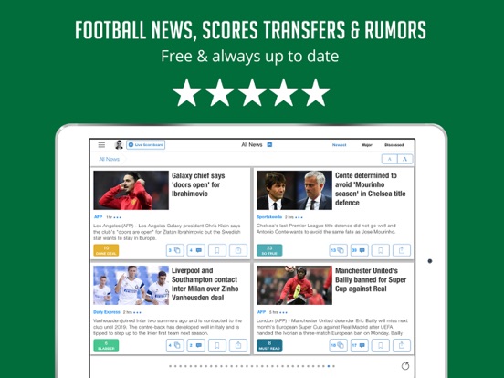 Screenshot #4 pour Football News, Scores & Videos