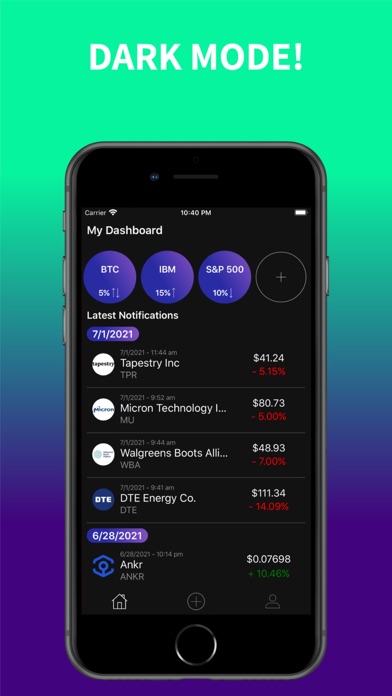 Outliers: Stocks & Cryptos Screenshot