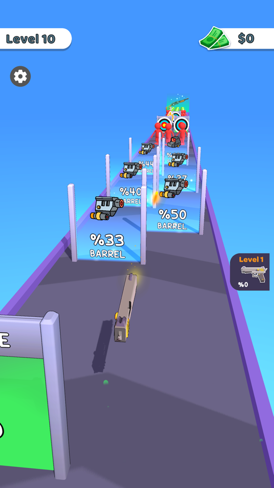 #1. Gun Builder Run! (iOS) Podle: Ozan Kasikci