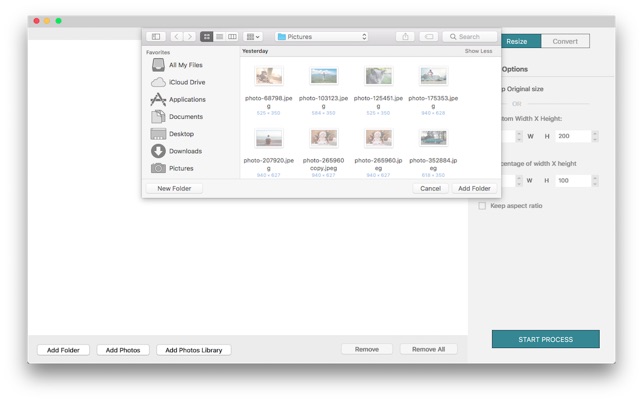 ‎Batch Photo Resizer Screenshot