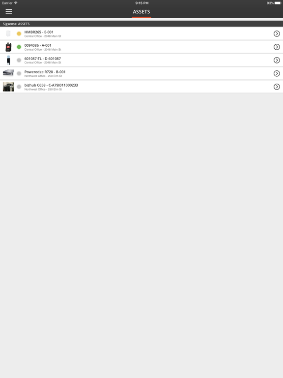 Sigsense iPad screenshot 1 - Business app