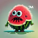 Monster Fruits Stickers App Cancel