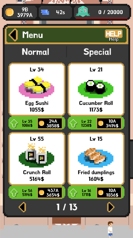 #7. Rotate! Sushi Spin Tycoon (iOS) Bởi: Hyun Tag Jin