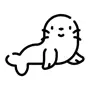 Baby Seal Stickers