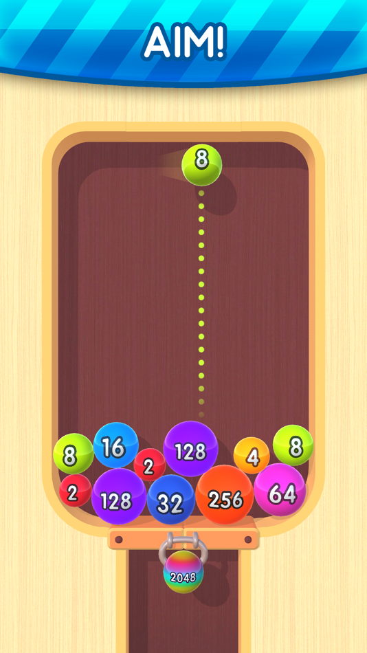 #2. 2048 Balls 3D (iOS) 由: Voodoo