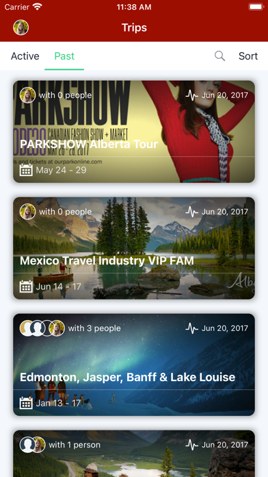 Travel Alberta - Itineraries Screenshot