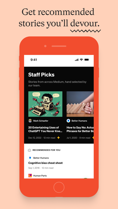 Medium: Read & Write Stories Screenshot