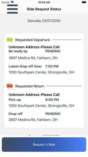 Provide A Ride screenshot 2