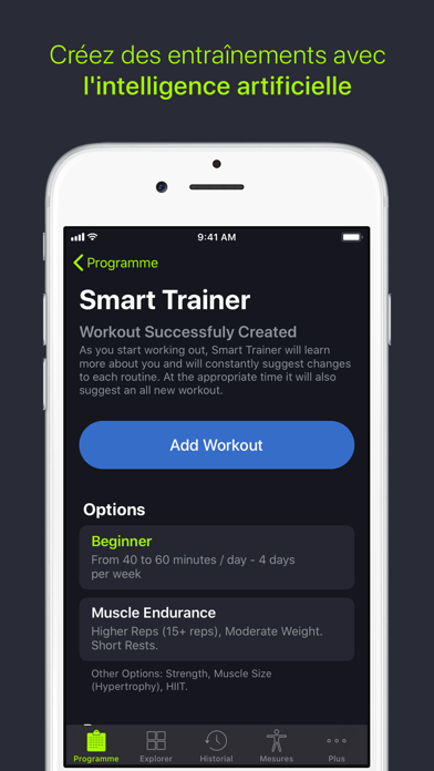 Screenshot #1 pour SmartGym: Gym & Home Workouts