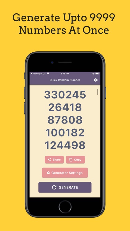 Quick Random Number Generator