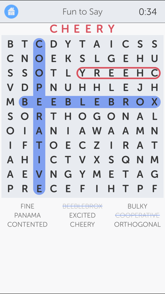 #3. Word Search!! (iOS) 来自: Funnerware