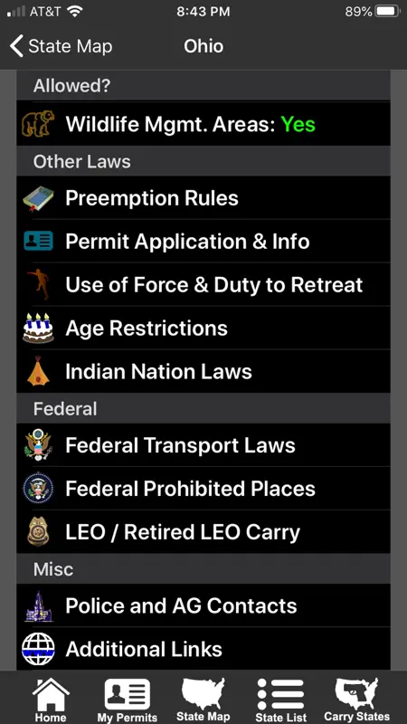 CCW – Concealed Carry 50 State screenshot 8 of 8